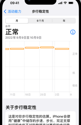 登封iPhone手机维修如何在iPhone开启'步行稳定性通知'