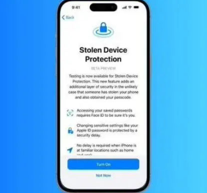 登封苹果授权维修店分享被盗设备保护功能开启方法 