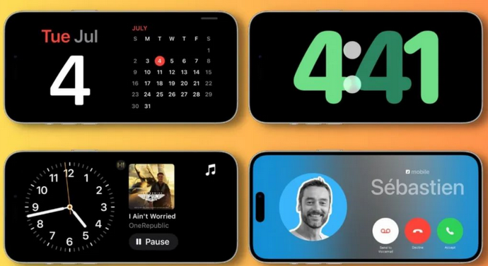 登封苹果手机维修分享iOS17横屏充电待机显示有什么好处 
