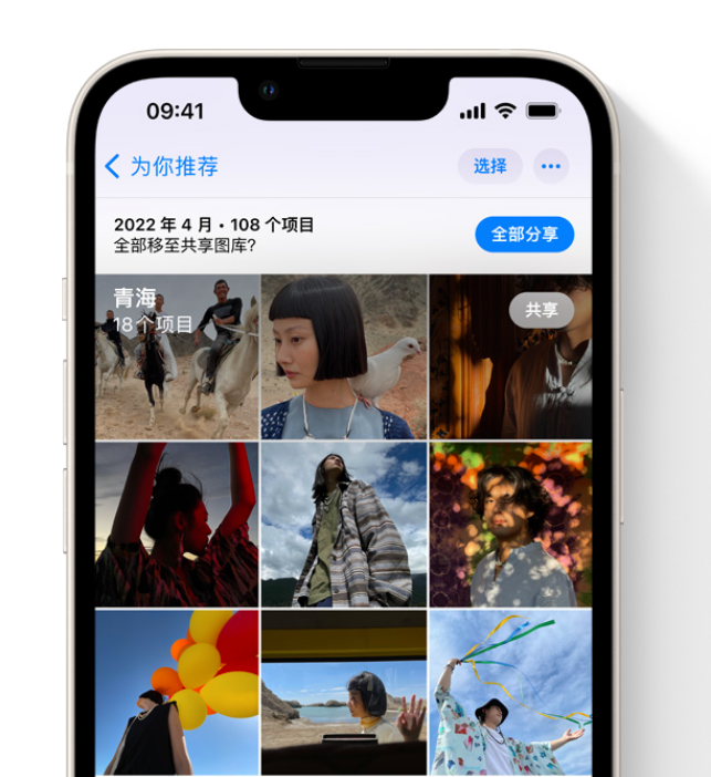 登封苹果维修网点分享在 iPhone 上使用共享图库 